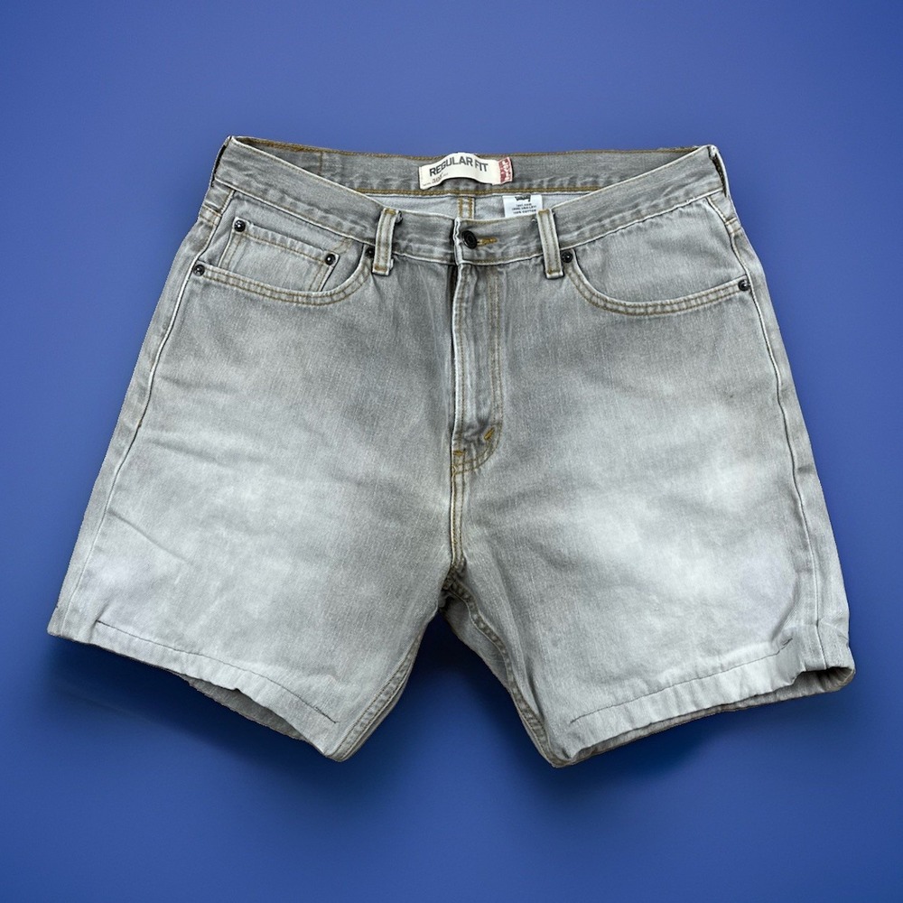Vintage Levi's 505 Regular Fit Jean Shorts Men's 36 Blue Denim